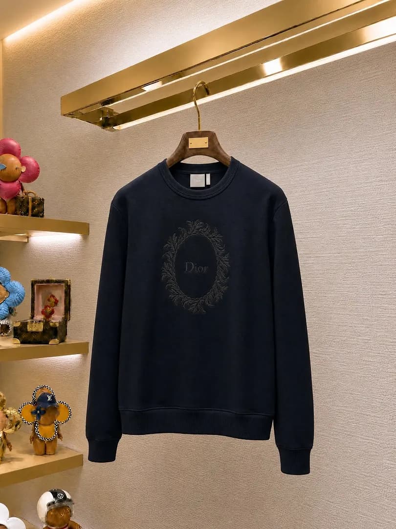 Dior Moletom de gola redonda com bordado